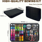 197PCS Sewing Kit for Adults, 43 XL Thread Spool, Beginners - Image 7