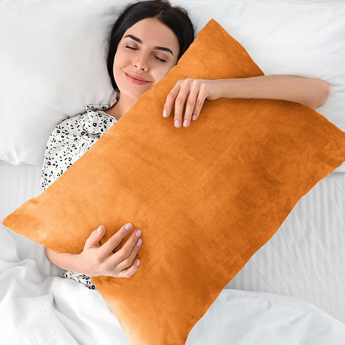 BEDELITE Flannel King Size Pillow Cases Set of 2, Super Soft Fleece Pillowcases - Image 5