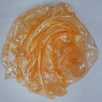 Orange Iridescent Organza Fabric - Image 9
