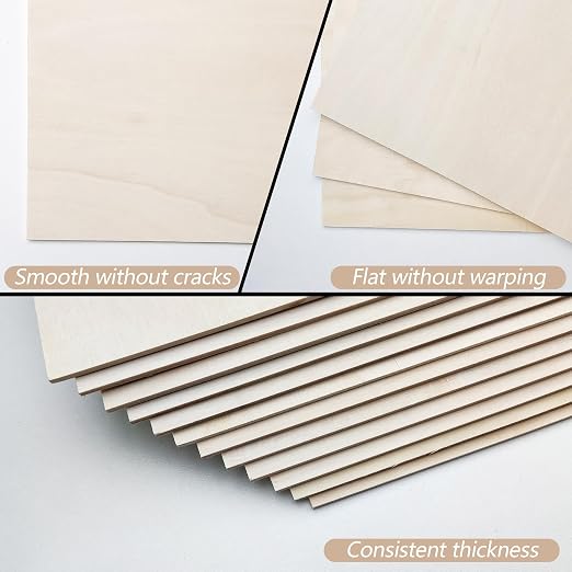 24 Pack Basswood Sheets 1/8 inch, 3mm Basswood - Image 3