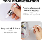 9000Pcs Resin Rhinestones for Bedazzling Crafting, 5mm Jelly Colorful Rainbow - Image 4