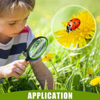 3 Pack Magnifying Glass, 75mm Magnifying Glass - Image 5