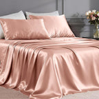 FreshCulture Satin Sheets Twin Size Bed Set by FreshCulture