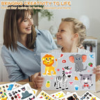 Aowplc 48 Make A Safari Animal Sticker Sheets - Image 7