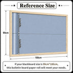 Cottage Blue Buffalo Bulletin Board Roll Non-Woven Fabric Poster 16inX12ft | - Image 3
