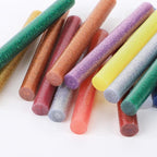 72 Pack Glitter Hot Glue Sticks, 0.43"x4" Glitter Colored Hot Glue Sticks - Image 6