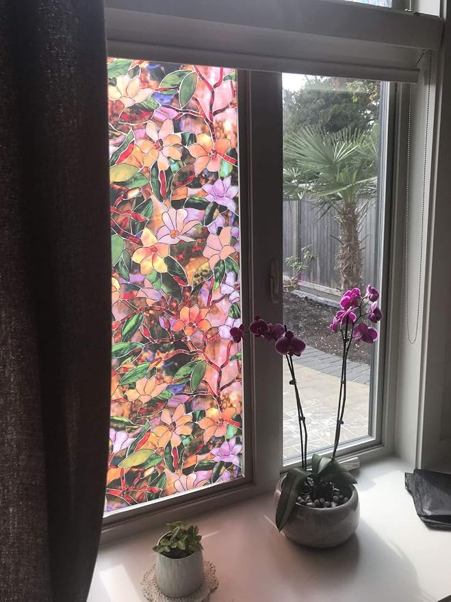 Bylimbo Window Film Magnolia Floral 45cm - Image 2