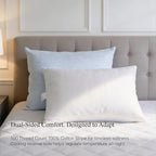 Blue Ridge Home Fashions Luxury Hotel Quality Cooling Pillows King Size Set of 2 - Image 6