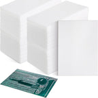 Pangda 360 Pcs White Foam Printing Plates, Foam Sheets Crafts Color Craft Board by Pangda