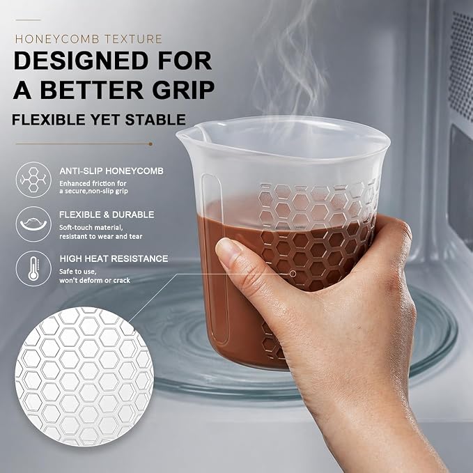 Palksky Silicone Measuring Cups Set 2-Cup - Image 3
