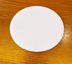 Set of 20 White Acrylic Discs, 1/8" Thick Round Transparent Circle Blanks - Image 4