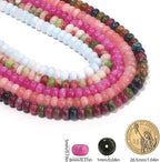 Songxi 5x8mm Natural Morganite Stone Rondelle Beads, Gemstone - Image 5