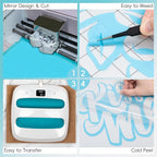 Aoder Light Blue Heat Transfer Vinyl - Image 3