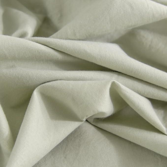 NEXHOME PRO Duvet Cover Set Super Queen 92"x98" Linen Feel Textured Organic - Image 8