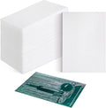 Pangda 100 Pcs White Foam Printing Plates, Foam Sheets Crafts Color Craft Board by Pangda