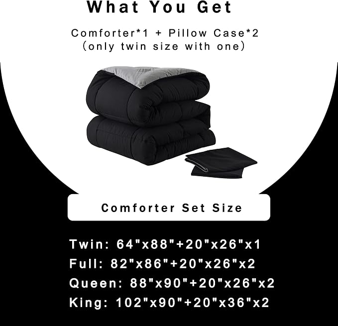 DOWNCOOL Full Size Comforter Sets -All Season Bedding Comforters Sets - Image 6