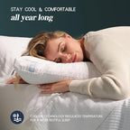 Nuzzle Pillows Standard Size Set of 2 Cooling Adjustable Pillows - Image 7