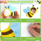 54Pcs Bee Cutouts for Bulletin Boards Decorations, DIY Bee Classroom Cut Outs - Image 3