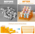 Goabroa Display Risers, 2 Sets 5 Tier Rectangular Risers Display Stands - Image 4