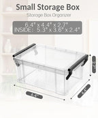 Sooez 6 Pack Small Plastic Containers - Image 2