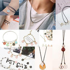 NSBELL 104PCS Letter Charms for Jewelry Making - Image 4