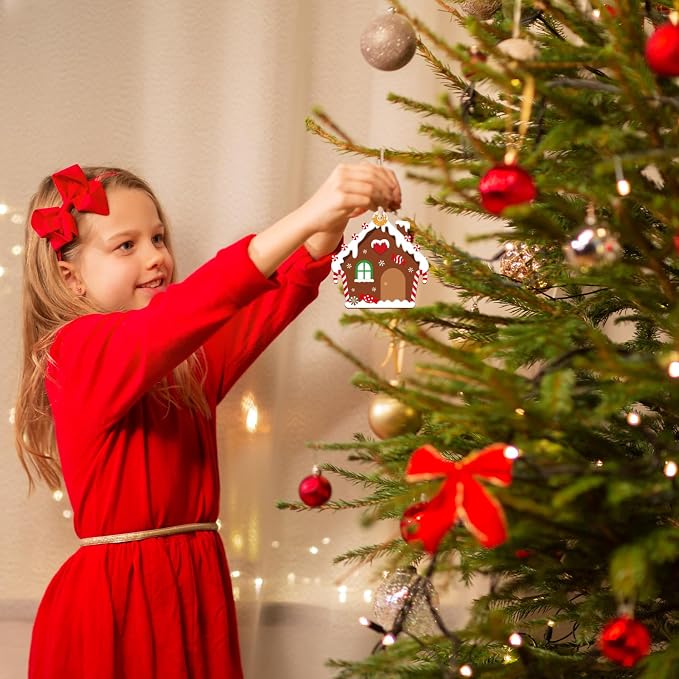 COCHIE Wooden Christmas Ornaments to Paint - Image 5