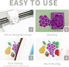 Silvery Glitter Heat Transfer Vinyl, Glitter Iron-On - Image 4