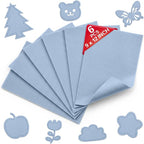 Dusty Blue Soft Felt Sheets for Crafts, 1.6mm Thick, Kids' Crafts, DIY Projects by Grainear