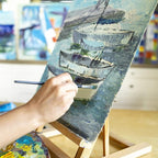 GOTIDEAL Canvases for Painting, 11x14 inch of 7, Professional Primed White - Image 5