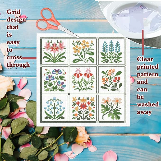 FREEBLOSS 11CT Cross Stitch Kit Stamped Cross Stitch Craft Kit - Image 3