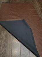 NAT Leathers | Brown pebblegrain Soft Faux Vegan Leather Fabric Sheet PU Peta - Image 5