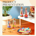 Libima 100 Pcs DIY Sand Art and Craft Kit Include Plastic Sand Art Bottles - Image 3