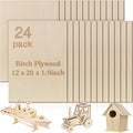 24 Pcs Baltic Birch Plywood, School DIY Projects, CNC Cutting, and Wood Burning by Vemkyrio