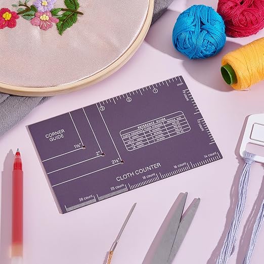 PH PandaHall 201 Stainless Steel Cross Stitch Tool, Cross Stitch Reference Tool - Image 4