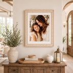 Solid Wood 12x16 Picture Frame Beaded Frame - Image 2