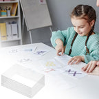 QWORK Clear Acrylic Sheets 10 Pack, Laser Cut Clean Edges, Cast Acrylic Board - Image 8