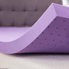 SINWEEK 3 Inch Gel Memory Foam Mattress Topper Ventilated Soft Pressure Relieve by SINWEEK