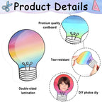 60PCS VBS 2026 Light Bulb Theme Cutouts Gradient Watercolor Light Bulb Bulletin - Image 3
