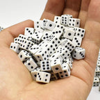 100Pcs 8mm White Dice, Adult Game Dice - Image 5