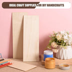 12 Pack Basswood Sheets for Crafts 12 x 4 x 1/8 Inch-3 mm Thick Unfinished - Image 3