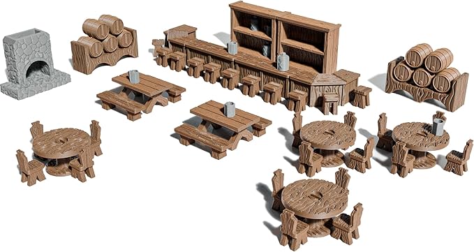 Tavern DND Terrain Set by STAHLHAMMERS