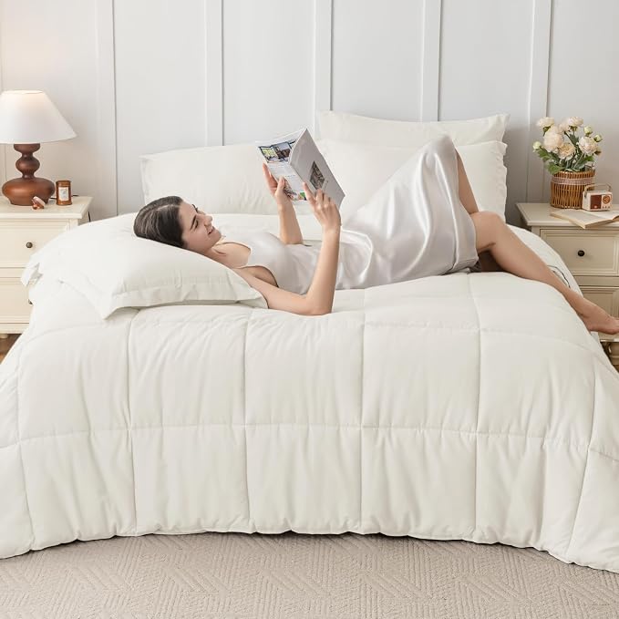 JOLLYVOGUE Full Comforter Set, Ultra-Soft Bed in a Bag Full Size 7 Pieces - Image 7
