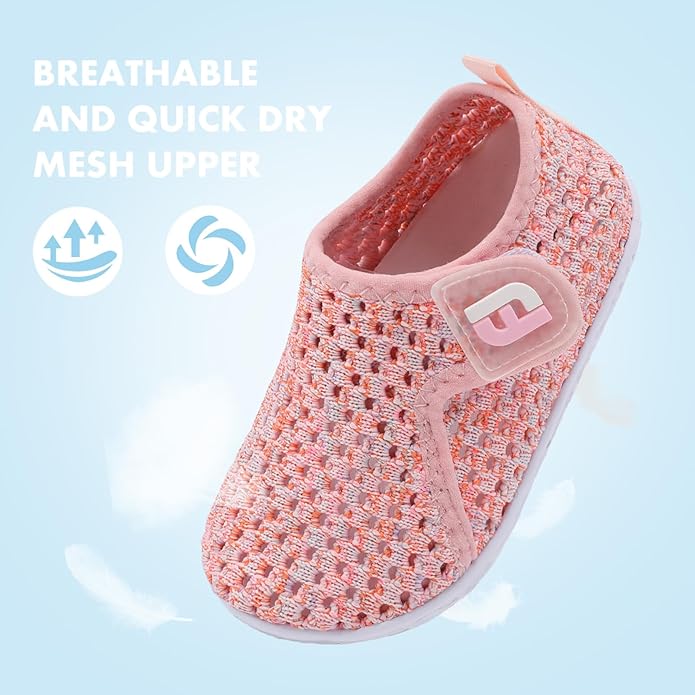 JOINFREE Baby Toddler Water Shoes Boys Girls Sandals Barefoot Kids Breathable Sneakers Shoes for Walking Running