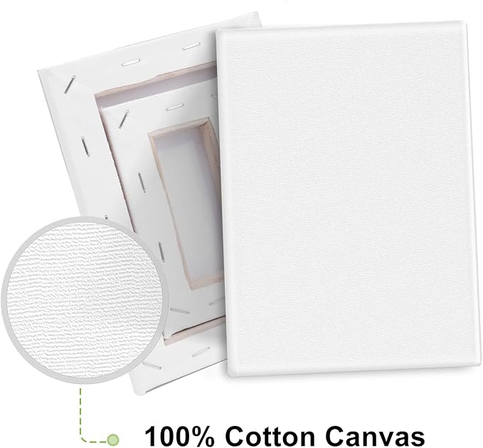 6Packs Mini Stretched Canvases for Painting - Image 5