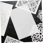 PRETYZOOM 10pcs Milky Translucent Pet Plastic Craft Sheets Blank Stencil - Image 5