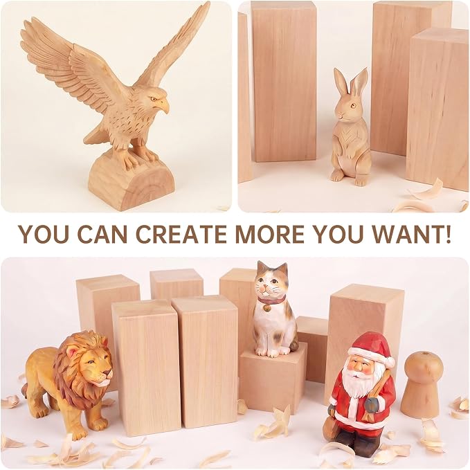 Basswood Carving Blocks - Image 7