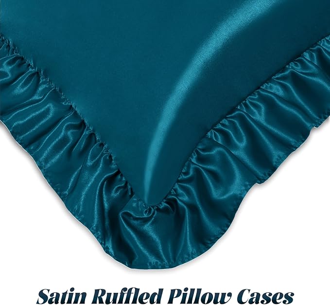 Homiest Ruffle Satin Pillowcase - Image 4