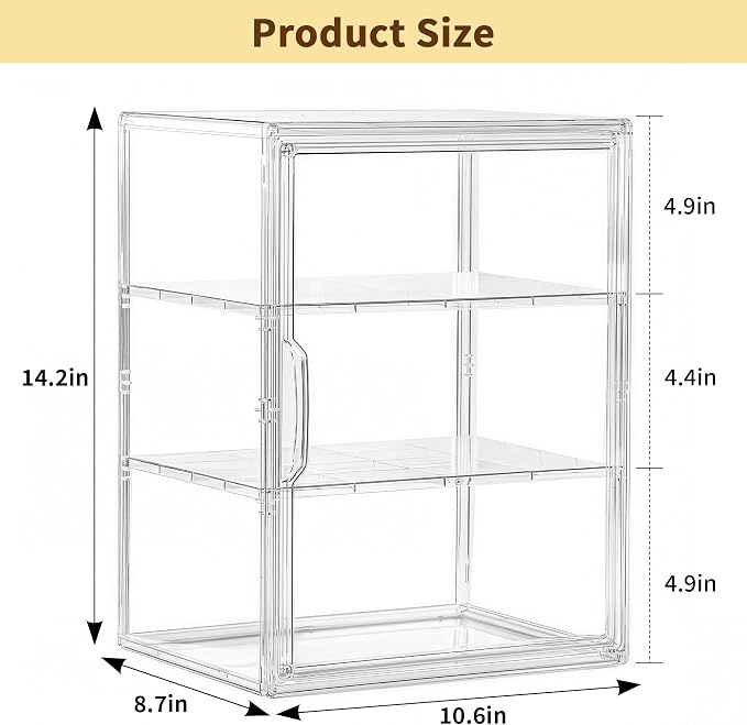 Attelite Pastry Display Case, Large Bread Box - Image 3