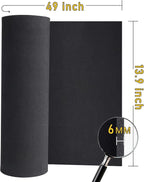 3-Pack 6mm Thick Black Eva Foam Sheets roll, 13.9" x 49" Premium eva Craft Foam - Image 2