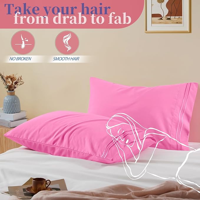 Vonty 2 Pack Standard Pillow Cases - Image 5